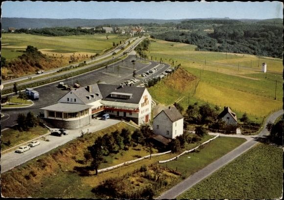Ak Linz am Rhein, Hotel Autobahn-Rasthaus Fernthal