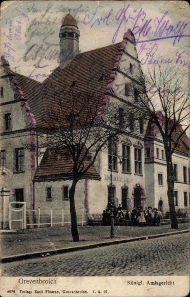 Ak Grevenbroich in Westfalen, Königliches Amtsgericht