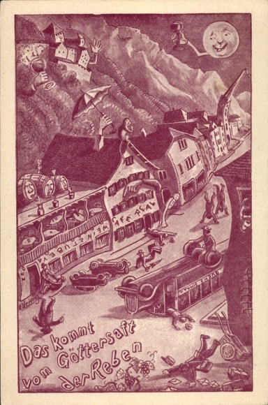Artysta KP Vaduz Liechtenstein, To pochodzi z boskiego soku winorośli, Weinstube Real
