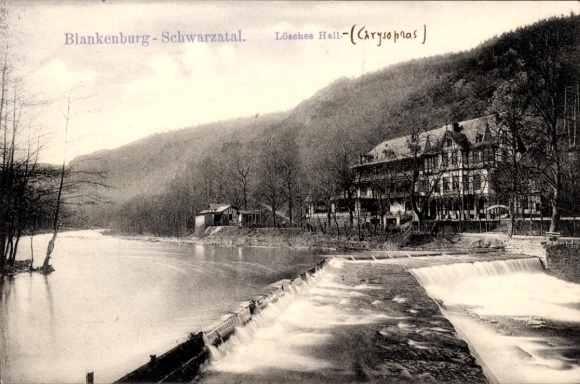 Ak Bad Blankenburg in Thüringen, Lösches Hall