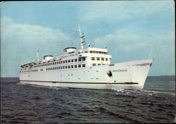 Postcard ferry Warnemünde