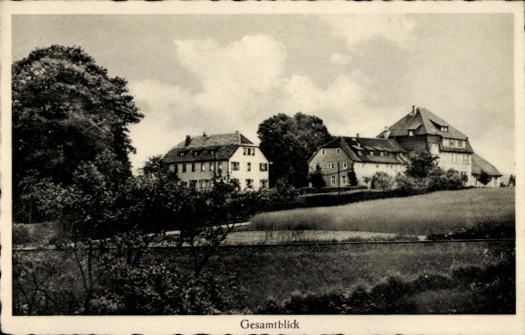 Postcard Mücke in Hesse, Flensungerhof rest home