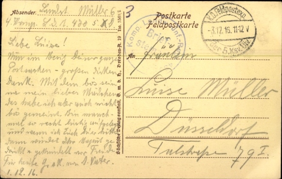 Artist Postcard Pommerhanz, K., Soldier on the way to the station, march to the front