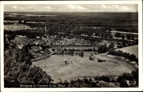 PC Storkow in the Mark, aerial photograph, jack &amp; Co. 13554