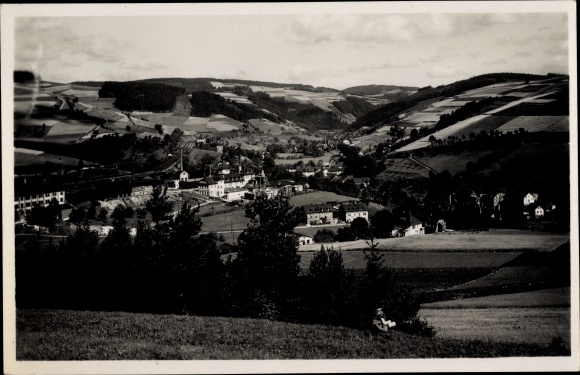 Ansichtkaart Ludwigsstadt in Opper-Franken, totaaloverzicht