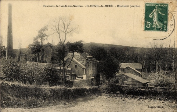 CPA Saint Denis de Méré Calvados, Minoterie Jourdan