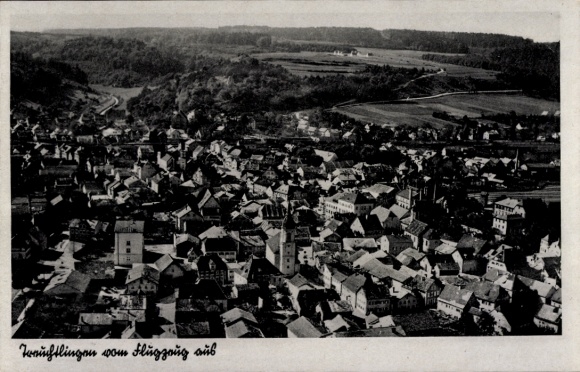 Ak Treuchtlingen im Altmühltal Mittelfranken, Fliegeraufnahme