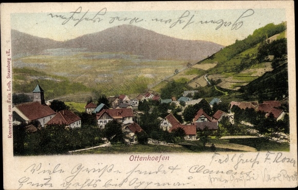 Ak Ottenhöfen in het Zwarte Woud, panorama