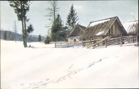 Postcard Mönichkirchen in Niederösterreich, Mönichkirchner Schwaig, Winter