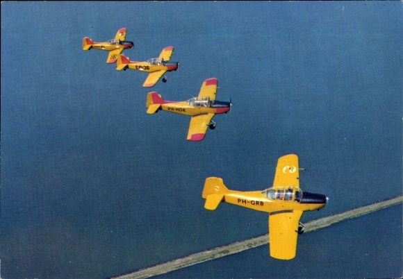 Postcard Military Aircraft, PN-GRB, PH-HDK