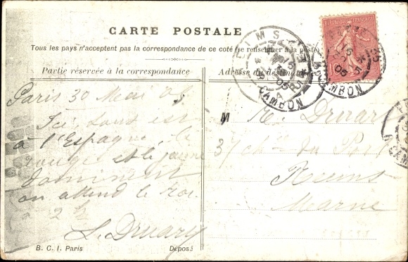 Artist PC La Serenade de l&#39;Hidalgo, Alfonso XIII, Emile Loubet, caricature