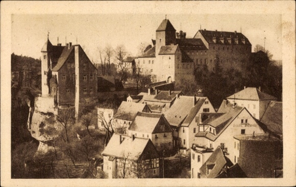 Ak Hohnstein Sächsische Schweiz, Jugendburg  Sächsische Schweiz, historische Architektur
