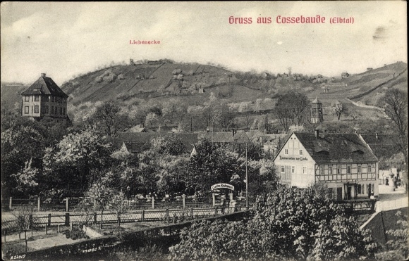 PC Dresden Cossebaude, view of the town, Liebenecke