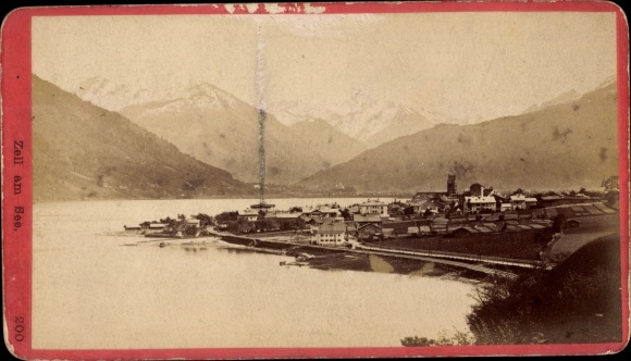 CdV Zell am See in Salzburg, view of the town, mountains