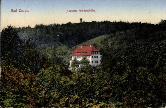 Ak Bad Essen in Nedersaksen, Kurhaus Friedenshöhe