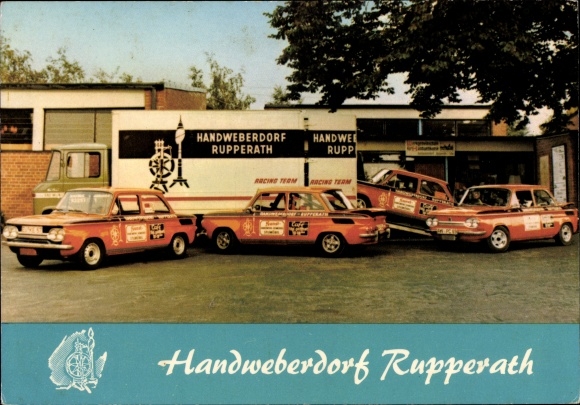 Postcard Rupperath Bad Münstereifel in North Rhine Westphalia, Racing Team, racing cars