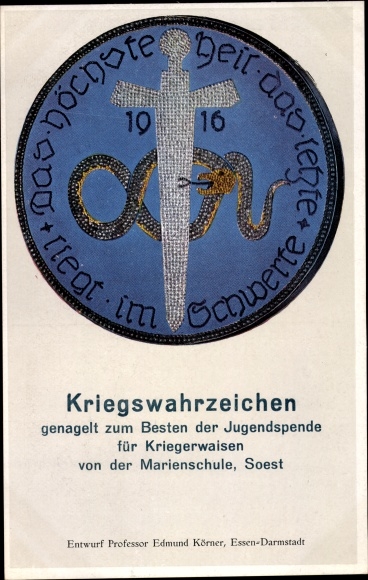 Ak Soest in Westfalen, Kriegswahrzeichen, Nagelung der Marienschule