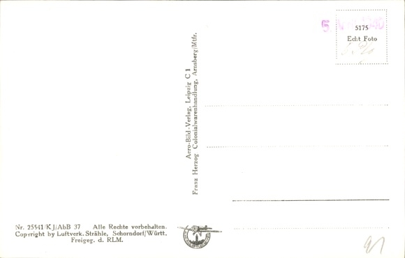 Postcard Arnsberg in Sauerland Westphalia, aerial photograph