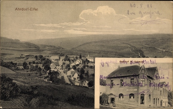 KP Ahrdorf Blankenheim an der Ahr Eifel, widok ogólny, zajazd