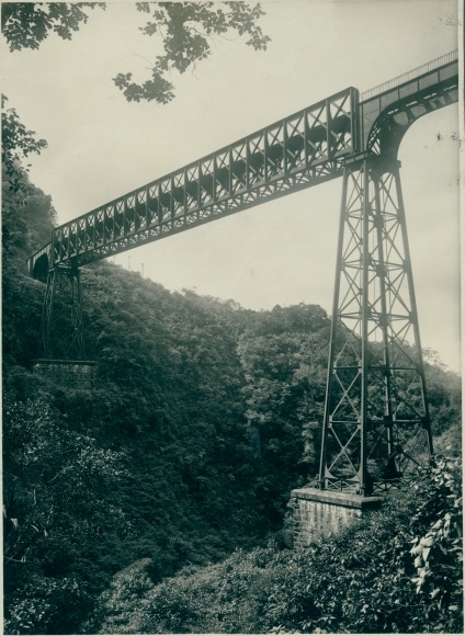 Photo Postcard Curitiba Brazil, Paranagua, Railway Bridge, Valley