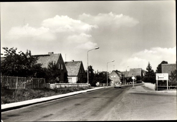 Postcard Grevesmühlen in the district of Northwest Mecklenburg, Peter Göring settlement