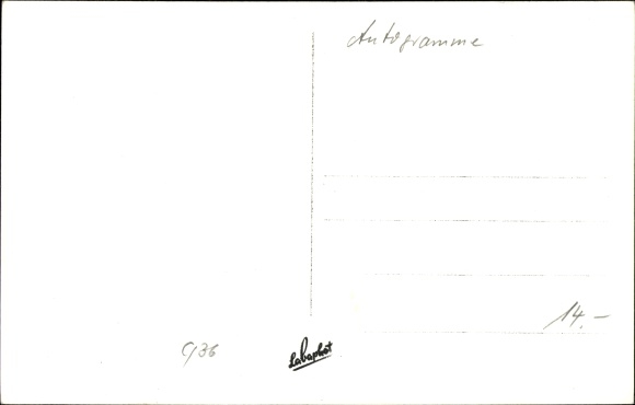 Actrice Elfie Pertramer, portret, handtekening, schutter Lieschen Müller