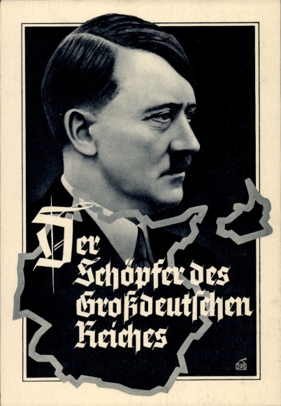 KP Führer i kanclerz Rzeszy Adolf Hitler, twórca Wielkiej Rzeszy Niemieckiej