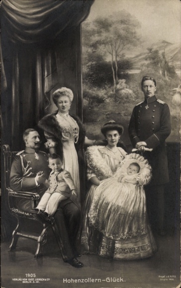 PC Kaiser Wilhelm II, Empress Auguste Viktoria, Crown Prince Wilhelm, Princess Cecilie, Princes