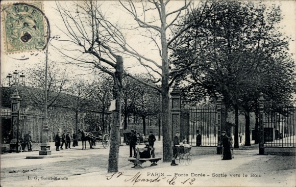 Ansichtkaart Parijs 13., Porte Doree