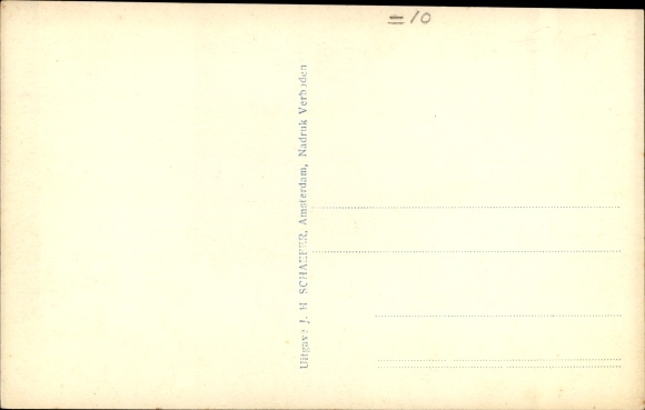 Postcard Borculo Gelderland, Burgemeester Bloemerstraat, Storm disaster, 10. August 1925
