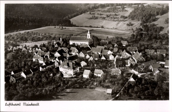 Ak Mainhardt in Württemberg, Fliegeraufnahme