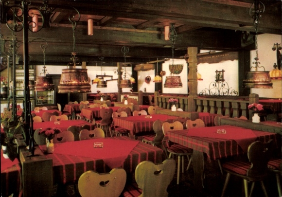 Ak Volkersbrunn Fehlsbach im Spessart, Gasthaus zur Rose, eigenaar van de familie Markert
