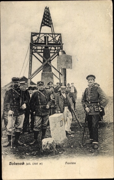 PC Le Hohneck Vosges, German-French border