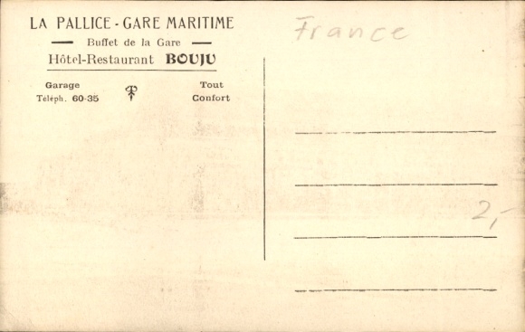 Postcard La Pallice Rochelle Charente Maritime, Gare Maritime