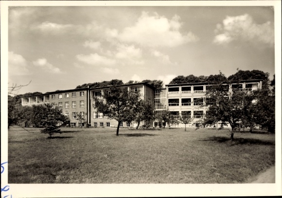 Postcard Borstel Sülfeld in Schleswig Holstein, hospital