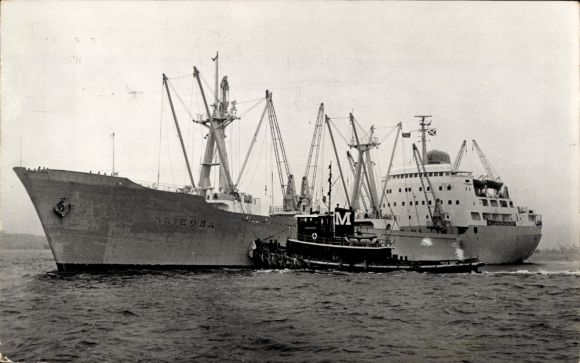 Ak Motorliner Arizona, Swedish Trans-Atlantic Line, maidentrip naar New York, vrachtschip