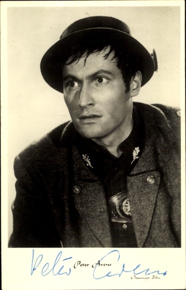 Foto Ak Schauspieler Peter Arens, Portrait, Autogramm