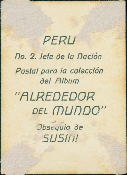 Photo Peru, Dr. Joseph Brown, President