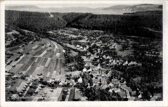 Ak Talheim Mössingen in Württemberg, luchtfoto