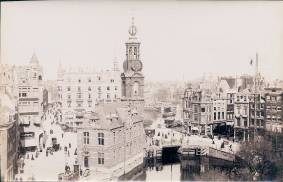 Photo Amsterdam North Holland Netherlands, coin, city view