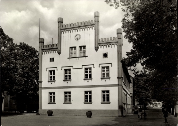Ak Peitz in der Niederlausitz, stadhuis