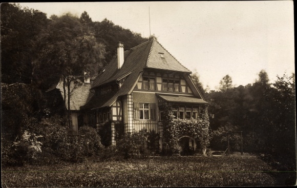 Foto Ak Spremberg in Lausitz, het huis van Edmund Ulbricht, ereburger van Spremberg