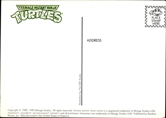 Postcard Comic, Teenage Mutant Ninja Turtles, Schildkröten, What's happening, Dude?