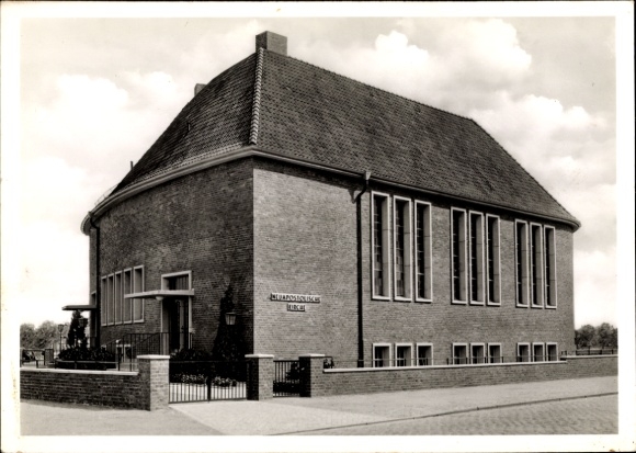 Postcard Hamburg Nord Barmbek Barmbeck, New Apostolic Church