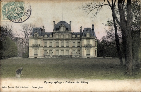 Ak Épinay sur Orge Essonne, Maison Pavard, Hôtel de la Poste