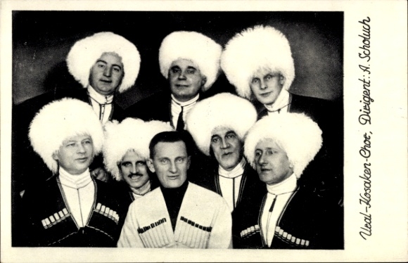 Ak Ural Kosaken Chor, Dirigent A. Scholuch