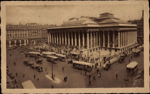 Ansichtkaart Parijs II, La Bourse