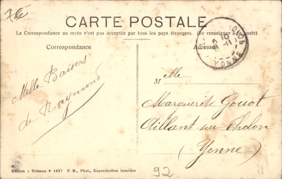 Postcard Garches Hauts de Seine, Parc de St. Cloud, Maison du Garde