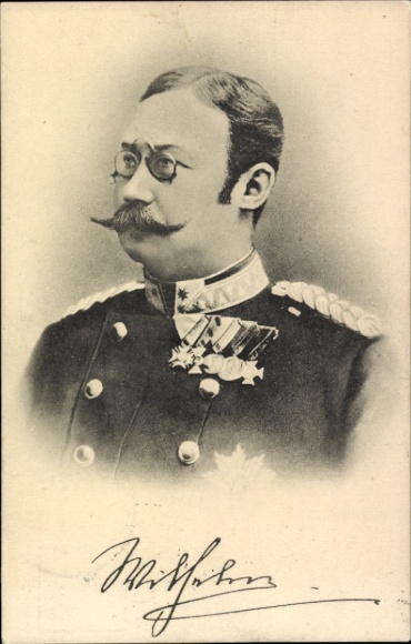 Ak Großherzog Wilhelm IV. von Luxemburg, Portrait in Uniform, Orden