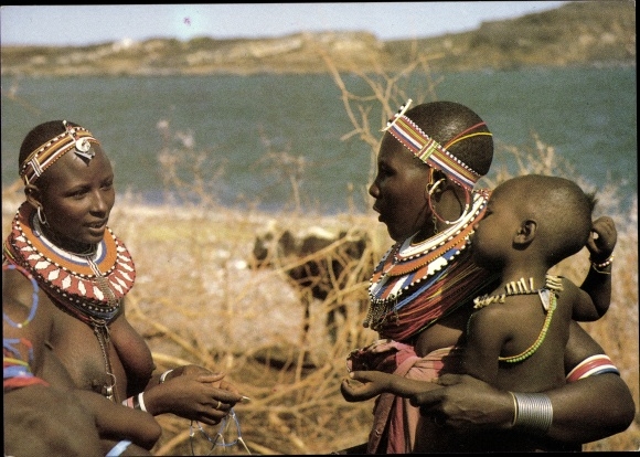 Ak Kenia, El Molo-vrouwen